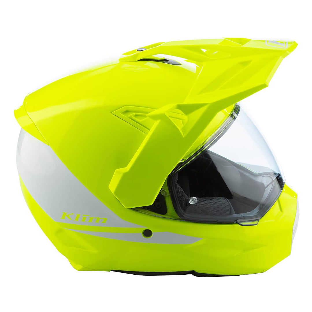 KLIM X1 ALPHA HELMET ECE/DOT-GLOSS HI-VIS - WHITE
