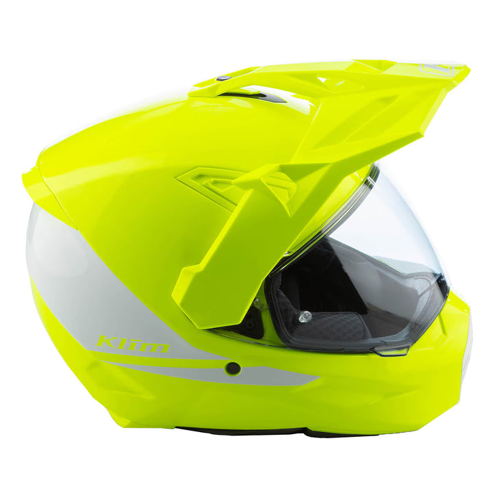 KLIM X1 ALPHA HELMET ECE/DOT-GLOSS HI-VIS - WHITE