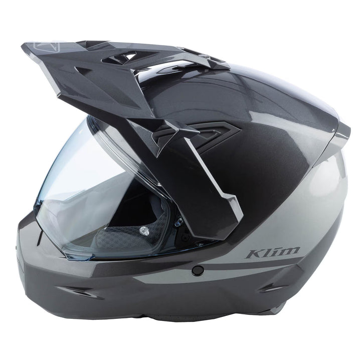 KLIM X1 ALPHA HELMET ECE/DOT-GLOSS METALLIC ASPHALT - MONUMENT