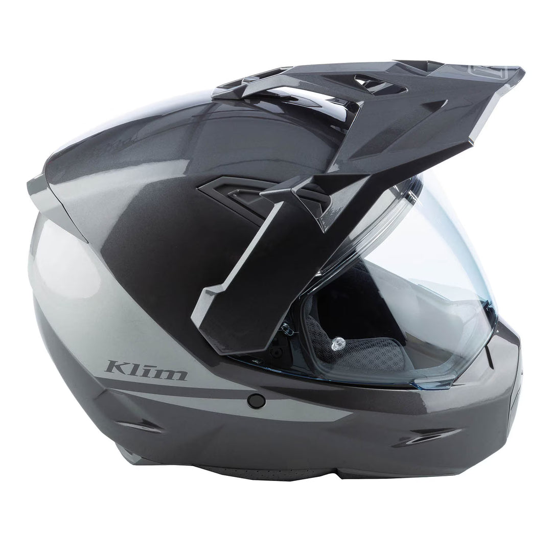 KLIM X1 ALPHA HELMET ECE/DOT-GLOSS METALLIC ASPHALT - MONUMENT