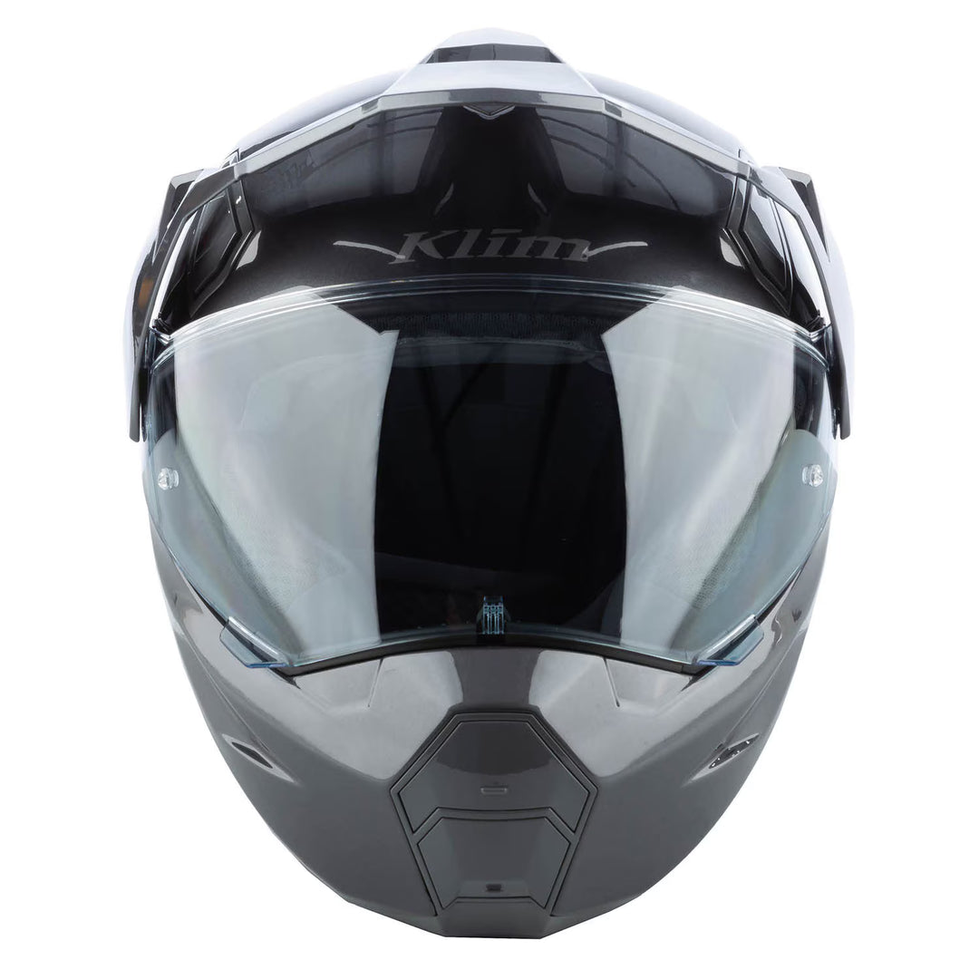 KLIM X1 ALPHA HELMET ECE/DOT-GLOSS METALLIC ASPHALT - MONUMENT