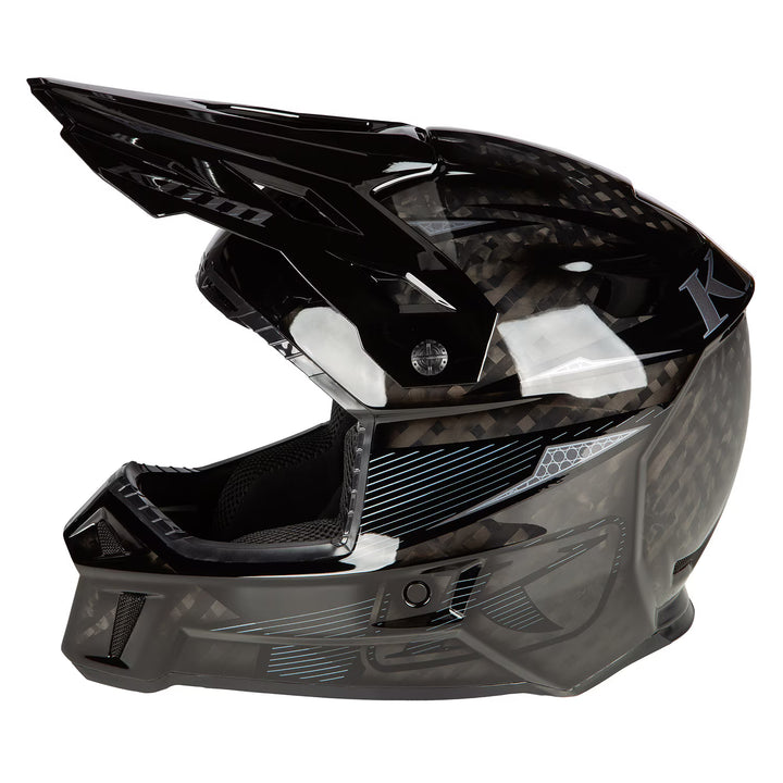 KLIM F3 CARBON PRO OFF-ROAD HELMET ECE - STRIKER CARBON GLOSS BLACK