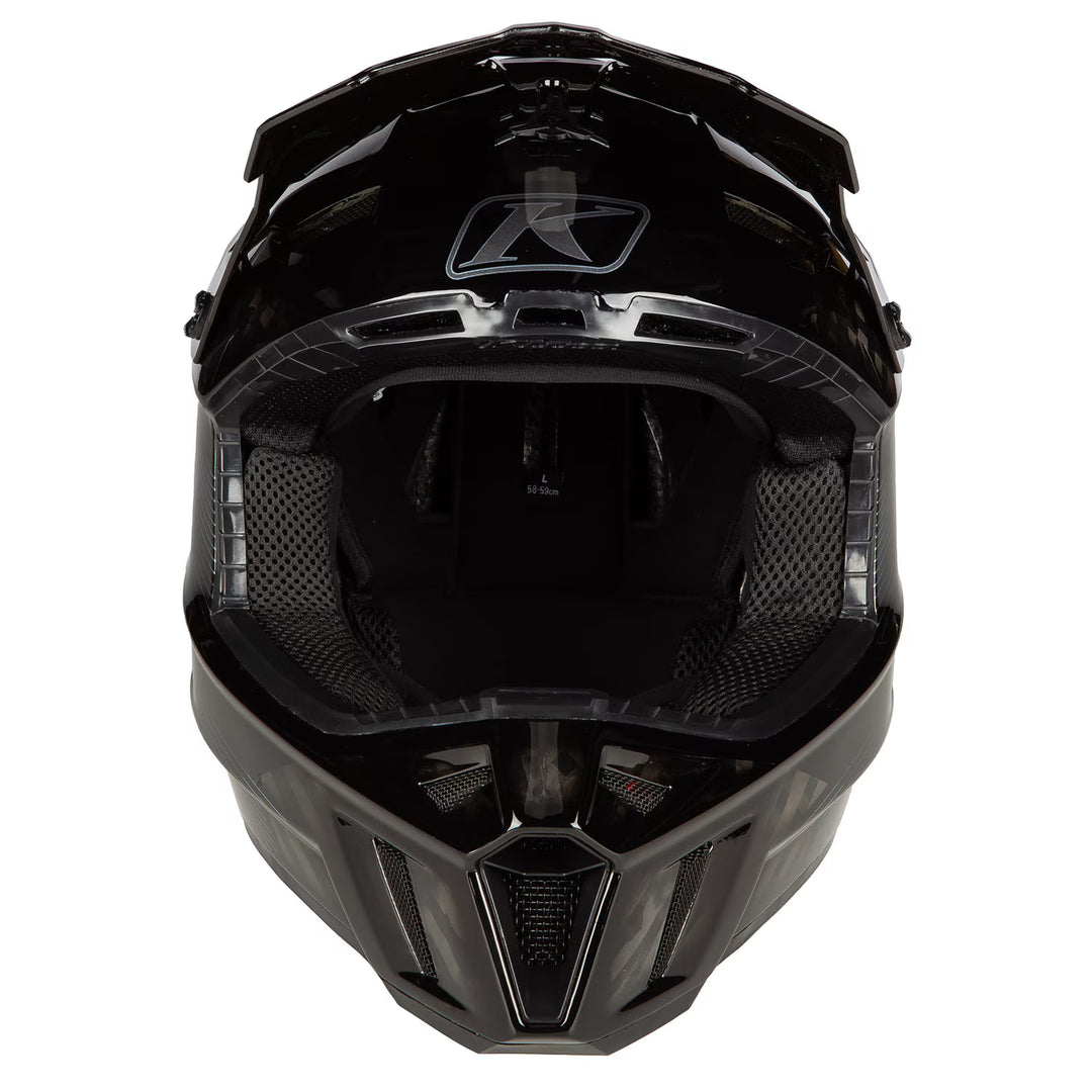 KLIM F3 CARBON PRO OFF-ROAD HELMET ECE - STRIKER CARBON GLOSS BLACK