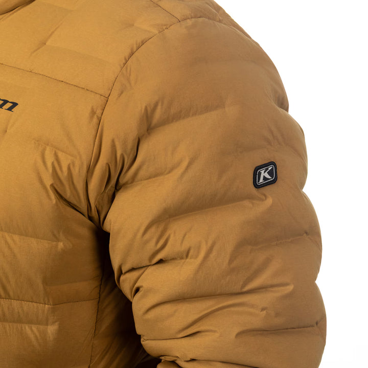 KLIM BOULDER STRETCH DOWN HOODED JACKET - BREEN