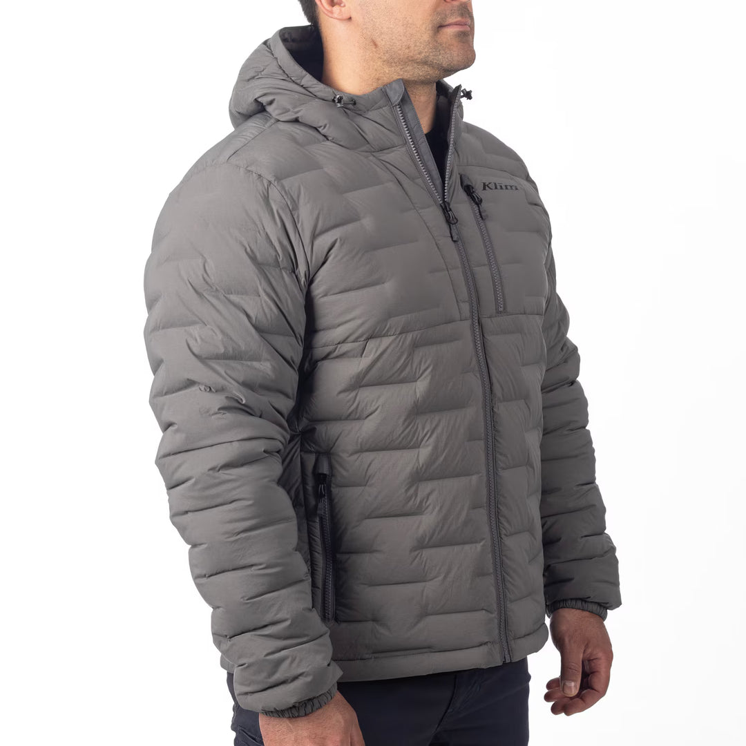 KLIM BOULDER STRETCH DOWN HOODED JACKET - CASTLEROCK