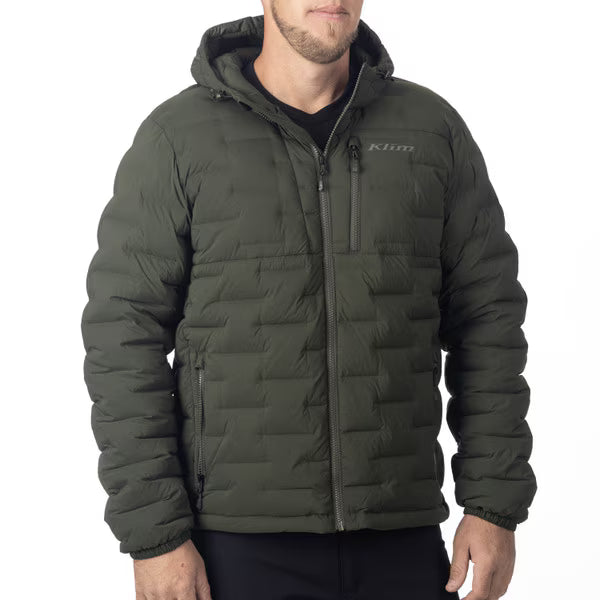 KLIM BOULDER STRETCH DOWN HOODED JACKET - DUFFEL BAG
