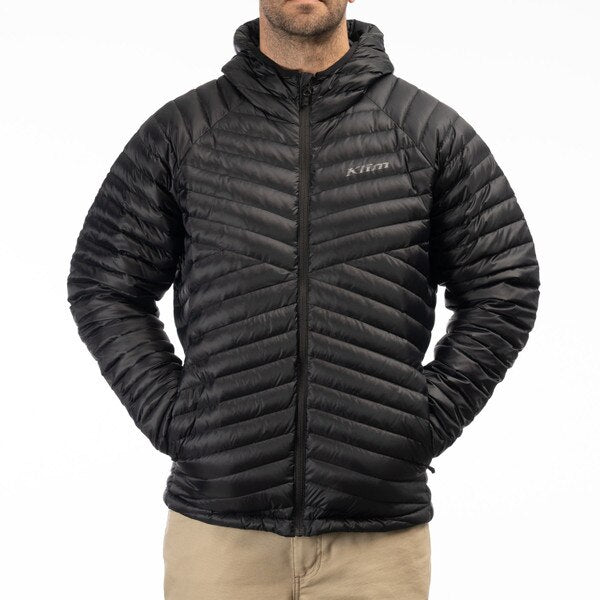 KLIM ARETE HOODED JACKET - BLACK