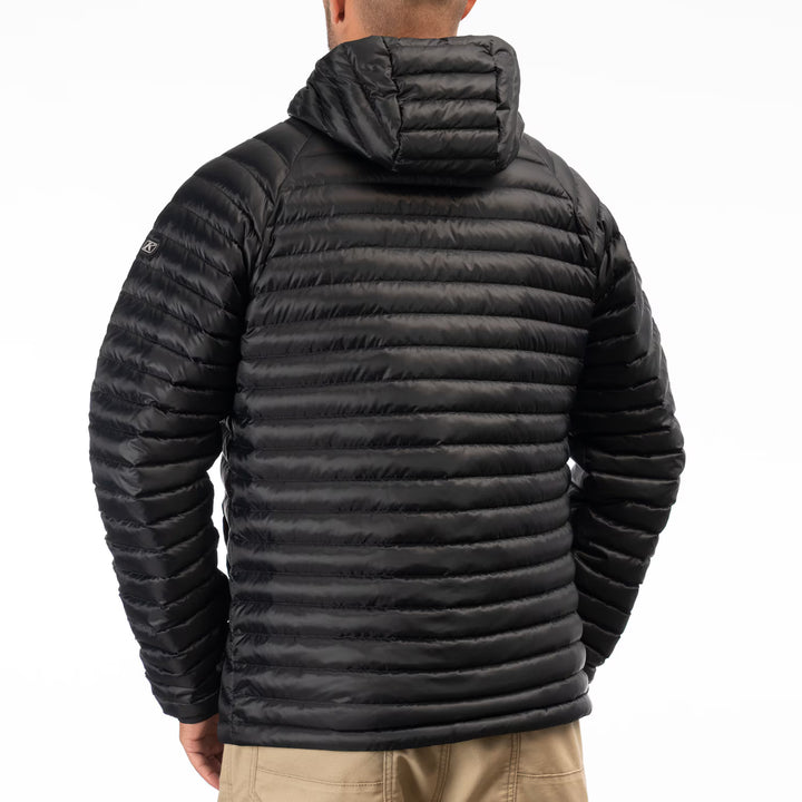 KLIM ARETE HOODED JACKET - BLACK