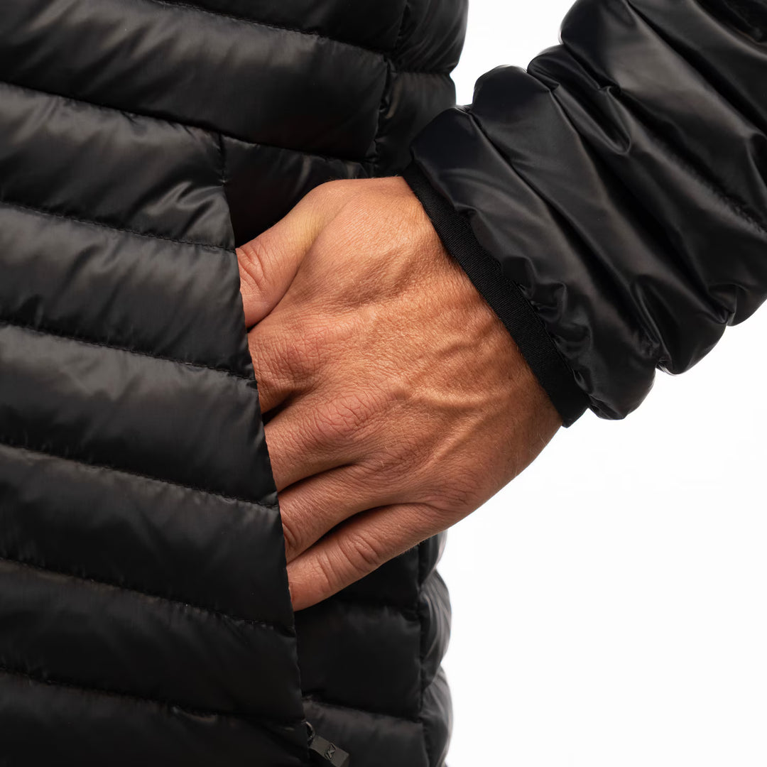 KLIM ARETE HOODED JACKET - BLACK