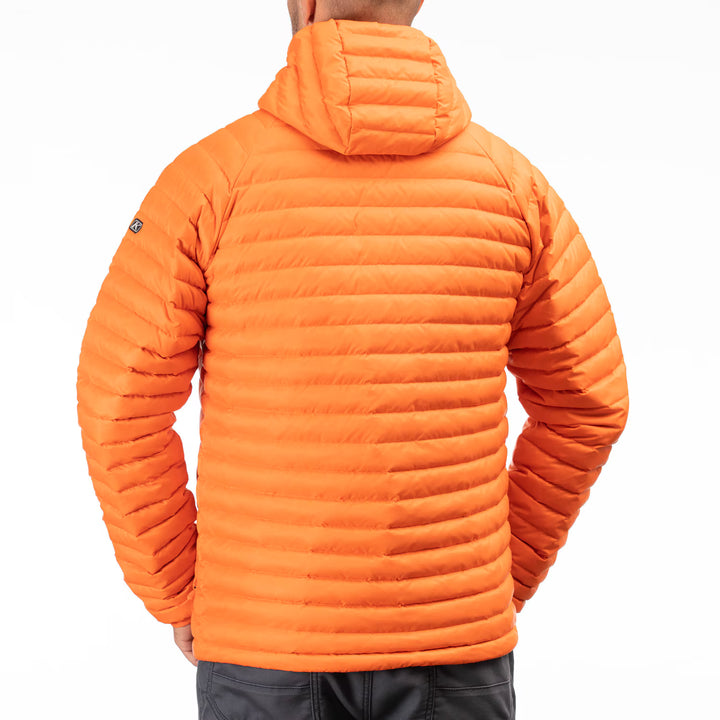 KLIM ARETE HOODED JACKET - RED ORANGE