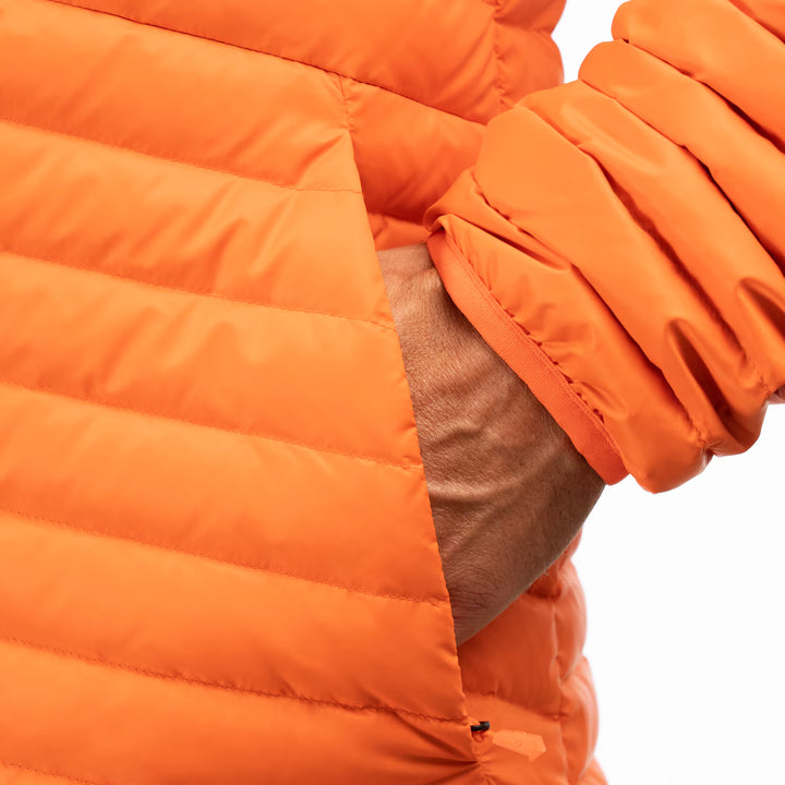 KLIM ARETE HOODED JACKET - RED ORANGE