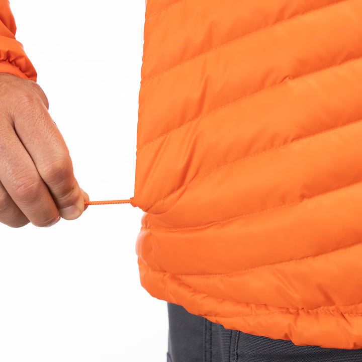 KLIM ARETE HOODED JACKET - RED ORANGE
