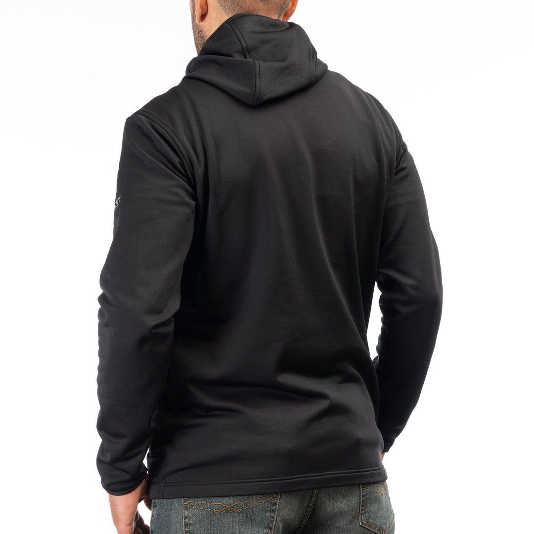 KLIM BOULDER HYBRID HOODED JACKET - BLACK - NON CURRENT