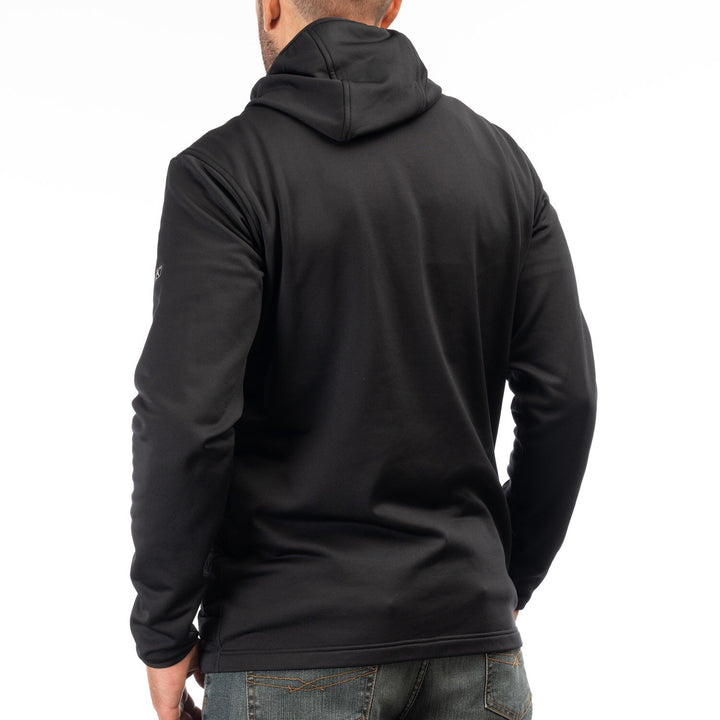 KLIM BOULDER HYBRID HOODED JACKET - BLACK - NON CURRENT