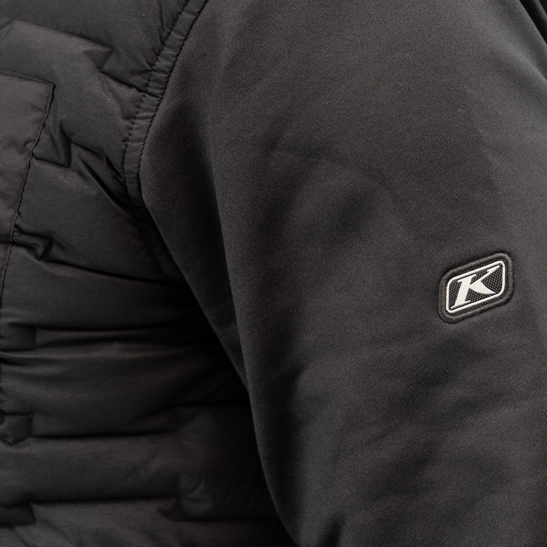 KLIM BOULDER HYBRID HOODED JACKET - BLACK - NON CURRENT