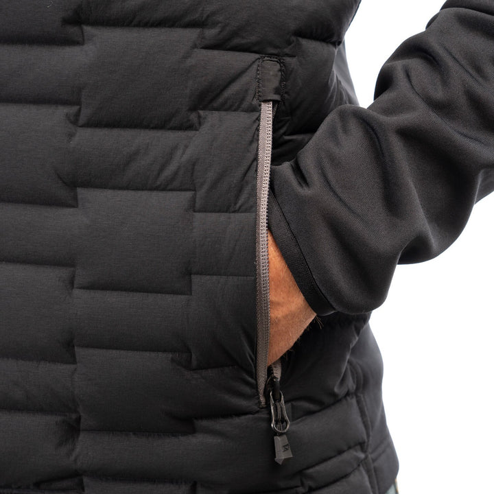 KLIM BOULDER HYBRID HOODED JACKET - BLACK - NON CURRENT