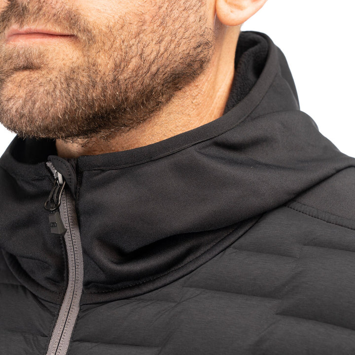 KLIM BOULDER HYBRID HOODED JACKET - BLACK - NON CURRENT