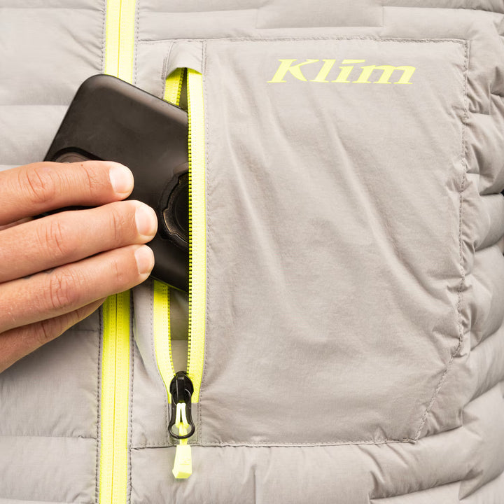 KLIM BOULDER HYBRID HOODED JACKET - MONUMENT - NON CURRENT