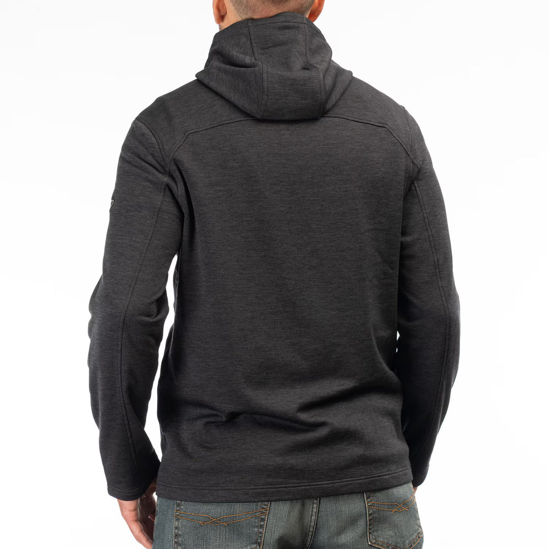 KLIM ECHO WOOL HOODED JACKET - BLACK
