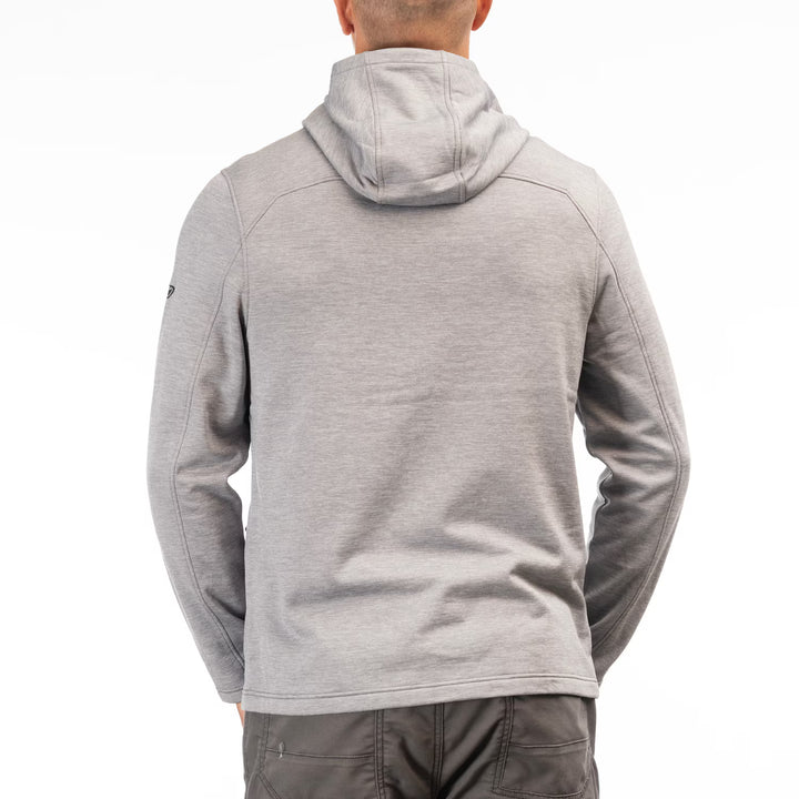KLIM ECHO WOOL HOODED JACKET - CASTLEROCK HEATHER