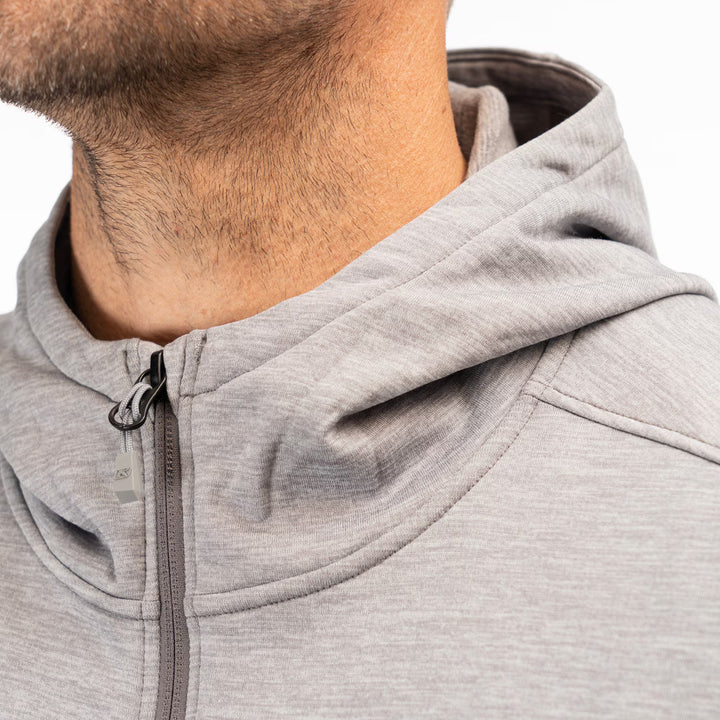 KLIM ECHO WOOL HOODED JACKET - CASTLEROCK HEATHER