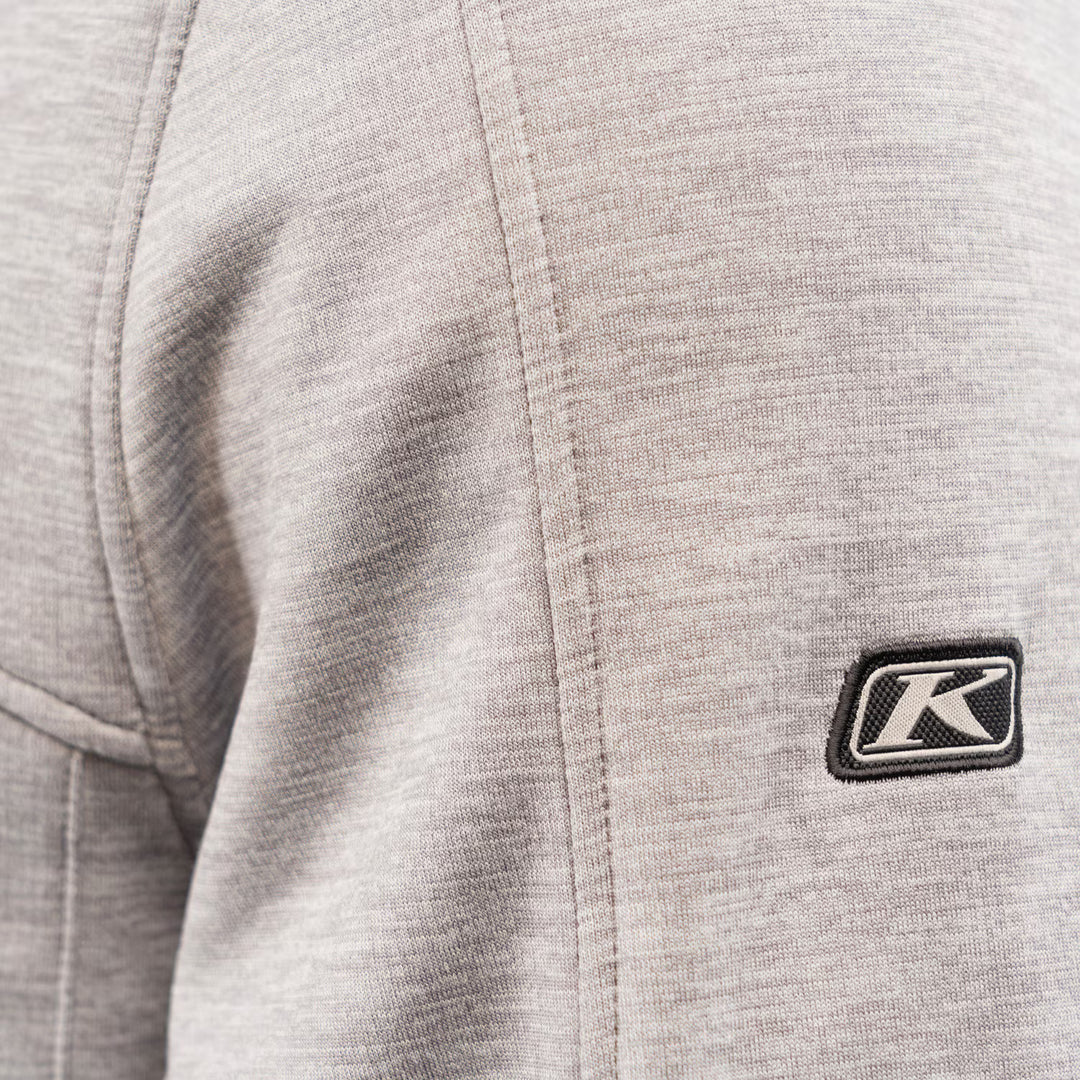 KLIM ECHO WOOL HOODED JACKET - CASTLEROCK HEATHER
