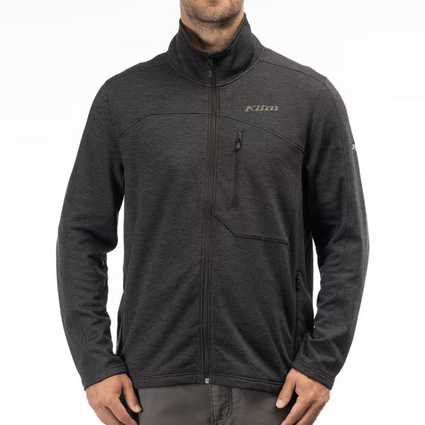 KLIM ECHO WOOL FLEECE JACKET - BLACK