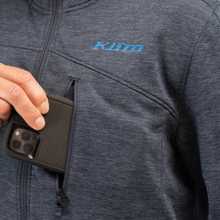 KLIM ECHO WOOL FLEECE JACKET - DRESS BLUES