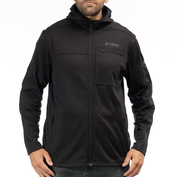 KLIM GLACIER HOODED JACKET - BLACK