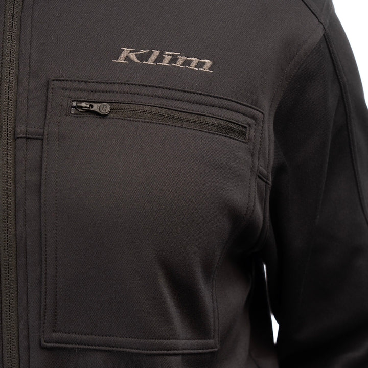 KLIM GLACIER HOODED JACKET - BLACK