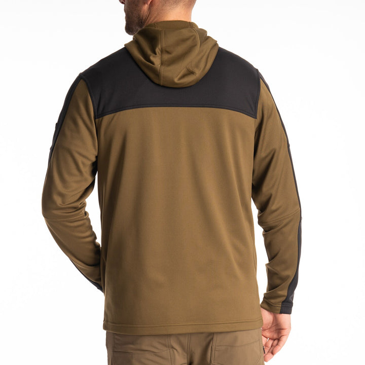 KLIM GLACIER HOODED JACKET - DARK OLIVE - BLACK