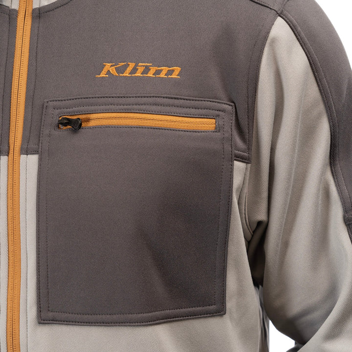 KLIM GLACIER HOODED JACKET - MONUMENT - ASPHALT