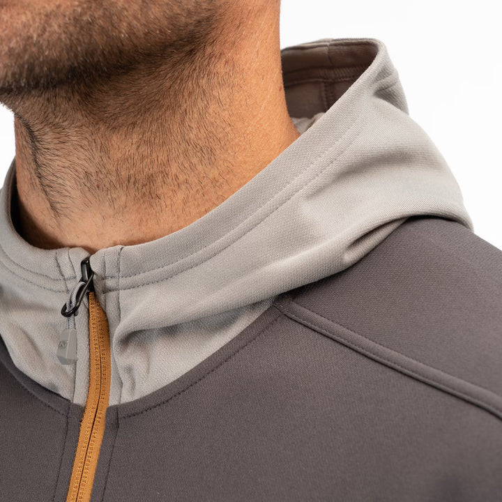 KLIM GLACIER HOODED JACKET - MONUMENT - ASPHALT