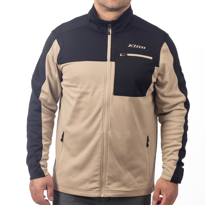 KLIM GLACIER JACKET - MONTANA TAN - BLACK