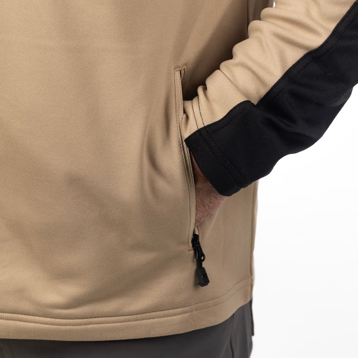 KLIM GLACIER JACKET - MONTANA TAN - BLACK