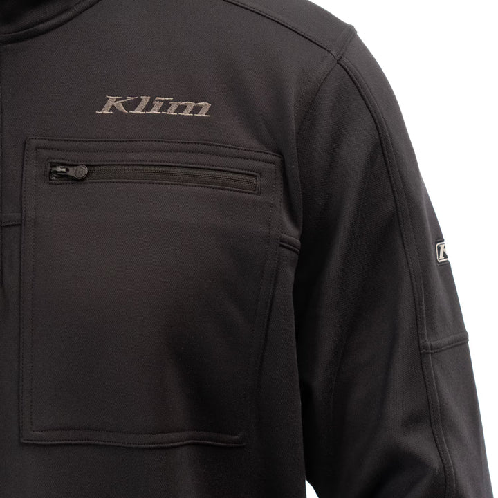 KLIM GLACIER 1/4 ZIP - BLACK