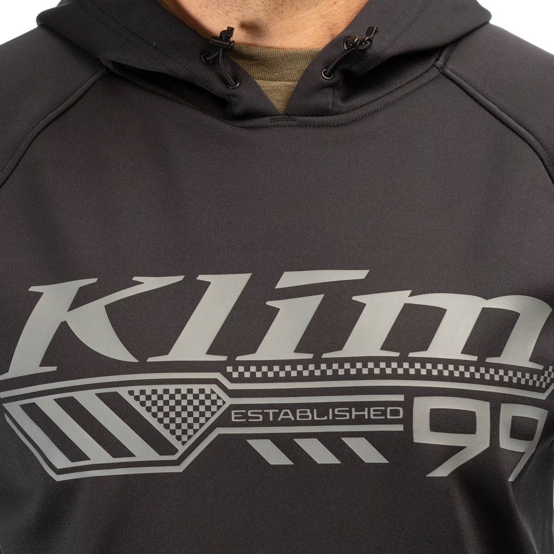 KLIM FOUNDATION PULLOVER HOODIE - BLACK - MONUMENT