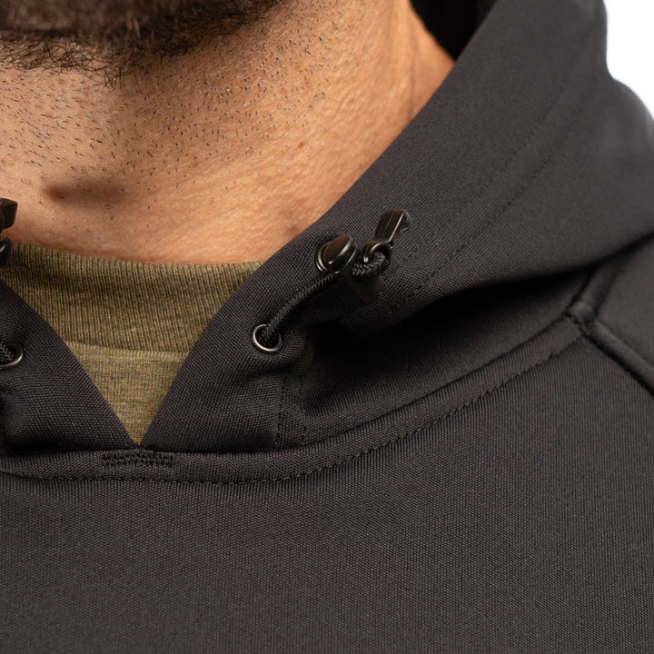 KLIM FOUNDATION PULLOVER HOODIE - BLACK - MONUMENT