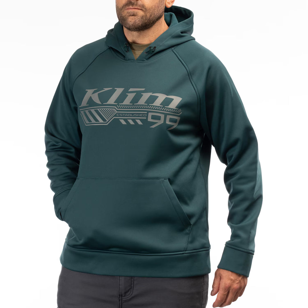 KLIM FOUNDATION PULLOVER HOODIE - DARK SEA - MONUMENT