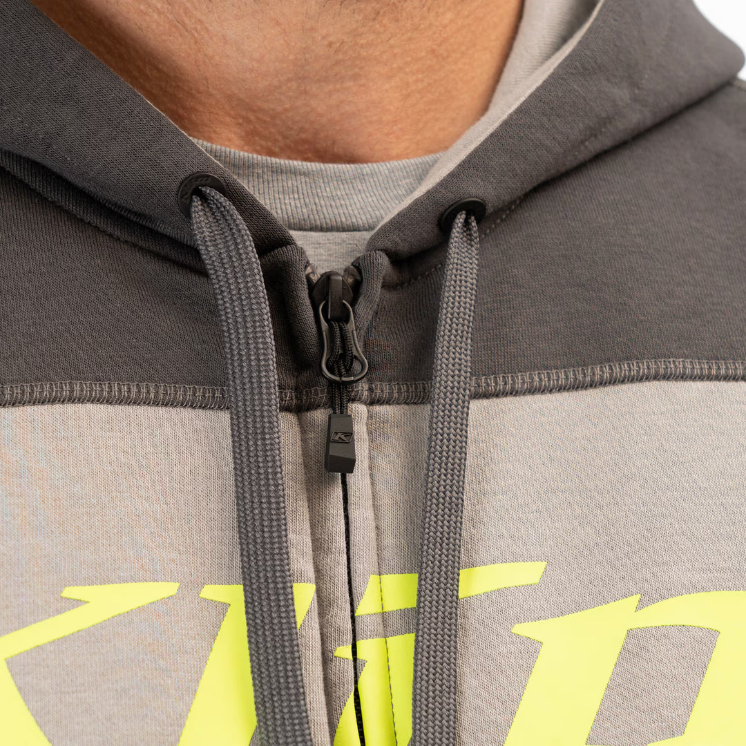 KLIM TRAILSIDE FULL ZIP HOODIE - ASPHALT - MONUMENT
