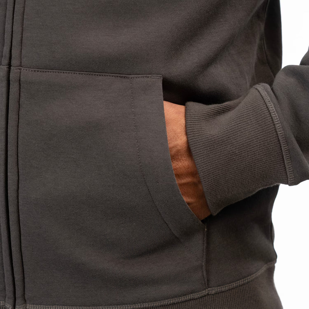 KLIM TRAILSIDE FULL ZIP HOODIE - ASPHALT - MONUMENT