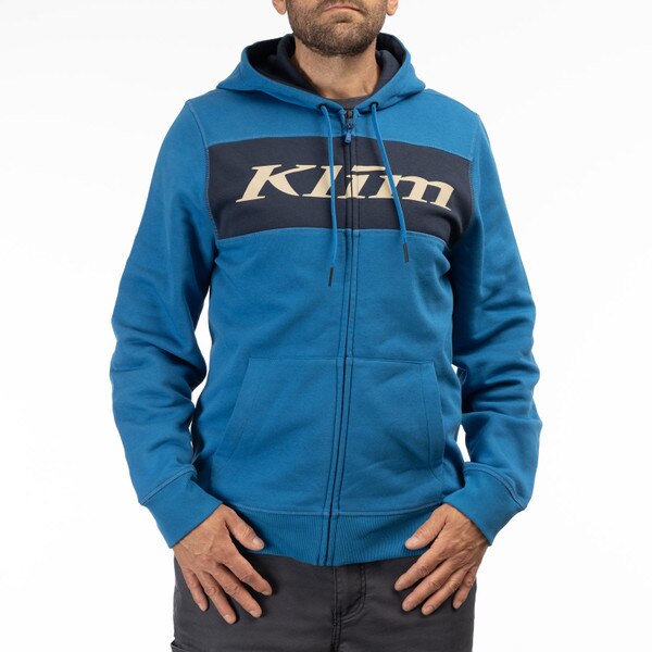 KLIM TRAILSIDE FULL ZIP HOODIE - IMPERIAL BLUE - DRESS BLUES