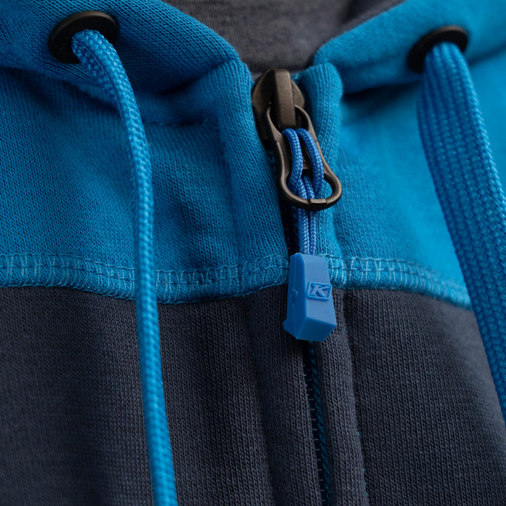 KLIM TRAILSIDE FULL ZIP HOODIE - IMPERIAL BLUE - DRESS BLUES