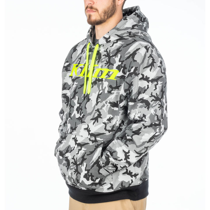 KLIM PULLOVER HOODIE - CAMO - HI-VIS