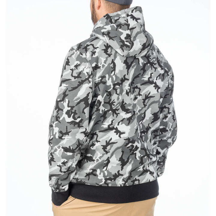 KLIM PULLOVER HOODIE - CAMO - HI-VIS