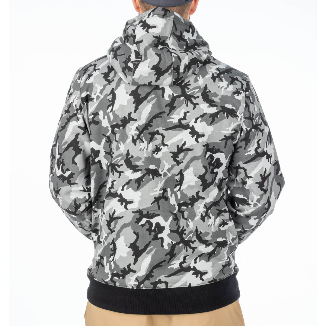 KLIM PULLOVER HOODIE - CAMO - HI-VIS