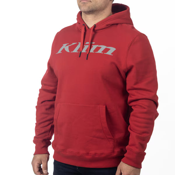KLIM PULLOVER HOODIE - CHILI PEPPER - MONUMENT