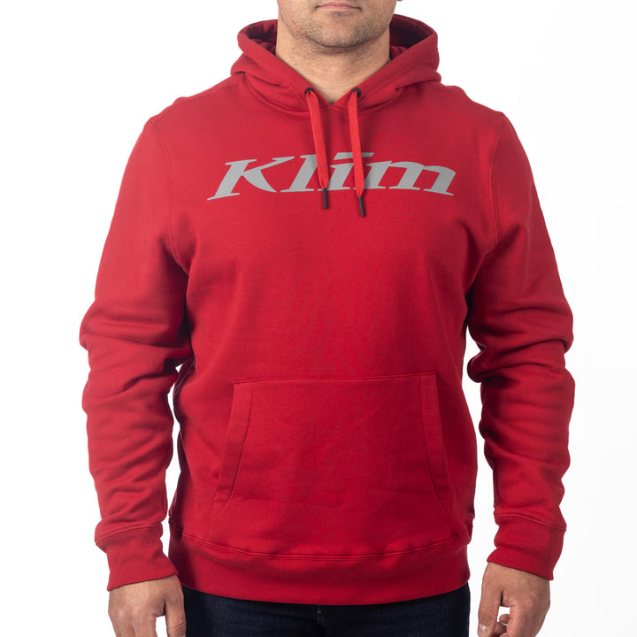 KLIM PULLOVER HOODIE - CHILI PEPPER - MONUMENT