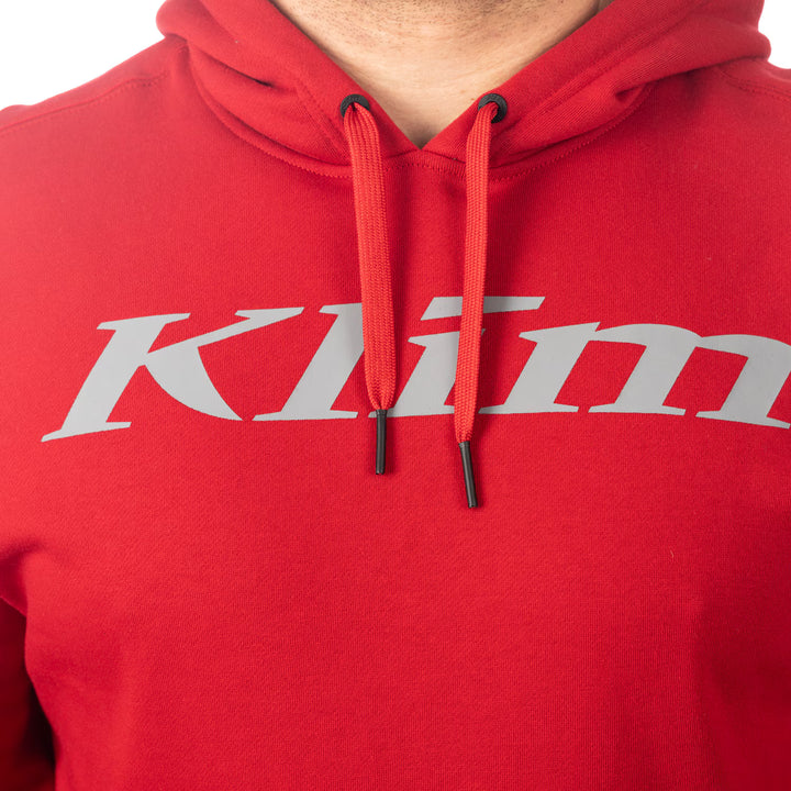 KLIM PULLOVER HOODIE - CHILI PEPPER - MONUMENT