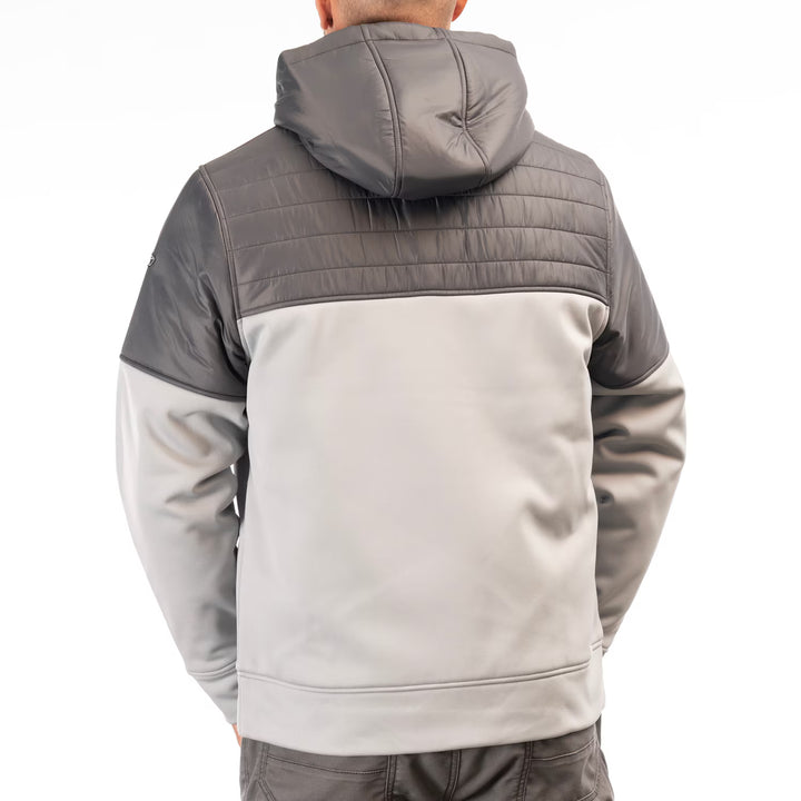 KLIM TAMARACK INSULATED ZIP HOODIE - MONUMENT - ASPHALT